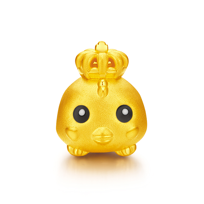 Chinese Zodiac 2021: Rooster - Fine Gold Pendant (With Red Bracelet)