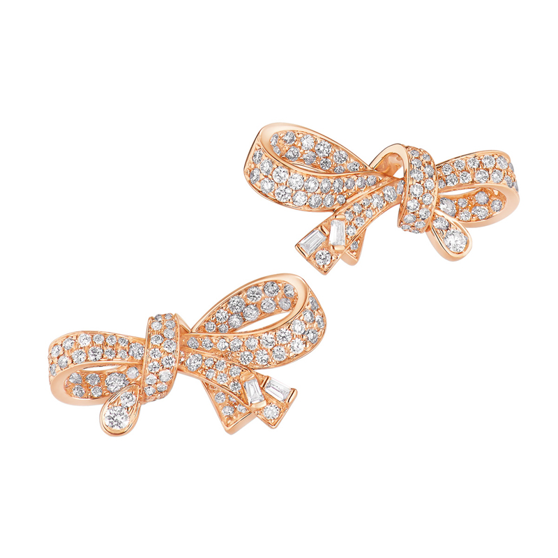 18K White Gold Diamond Earrings