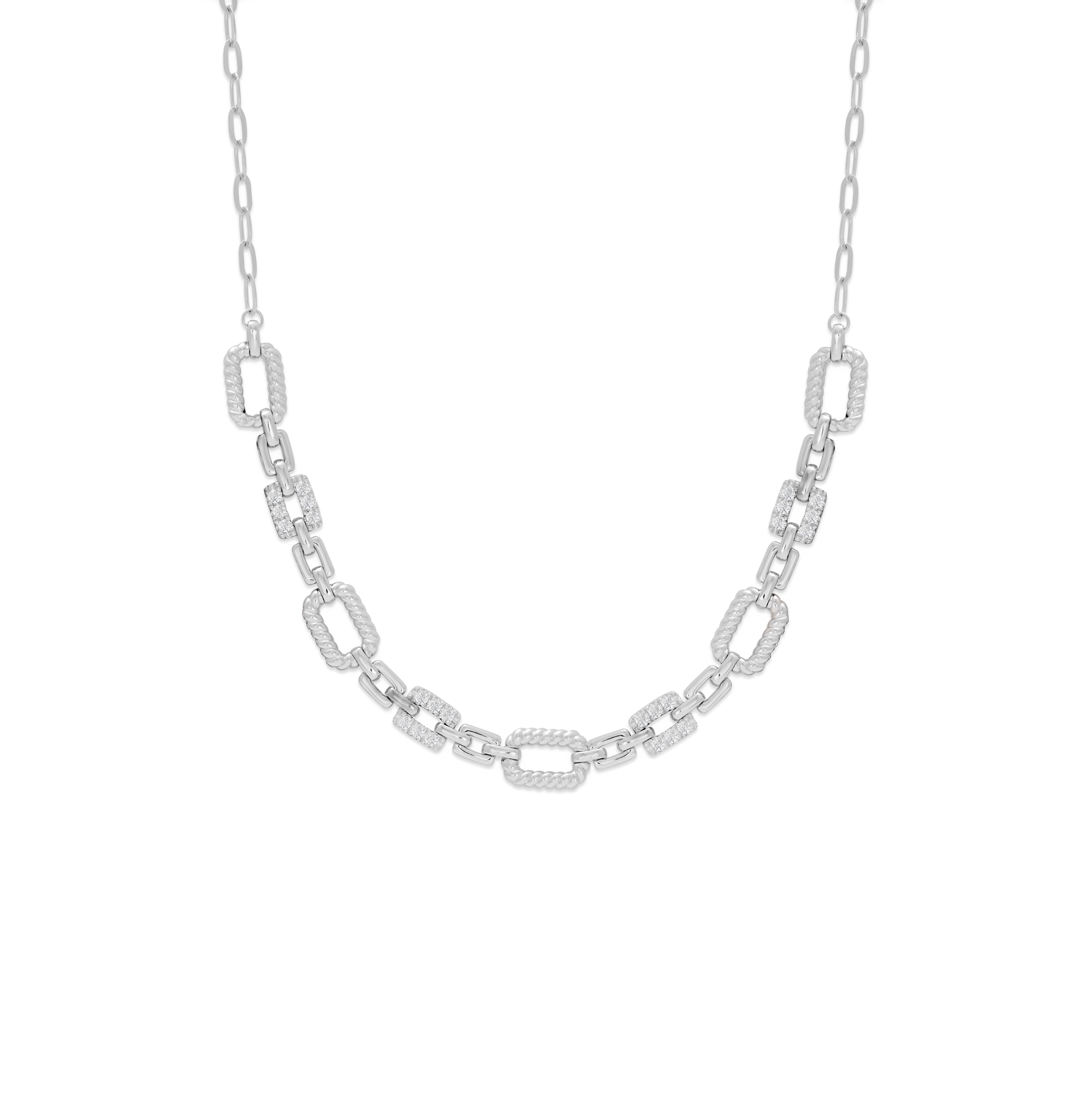ENCORE - 18K White Gold Diamond Necklace