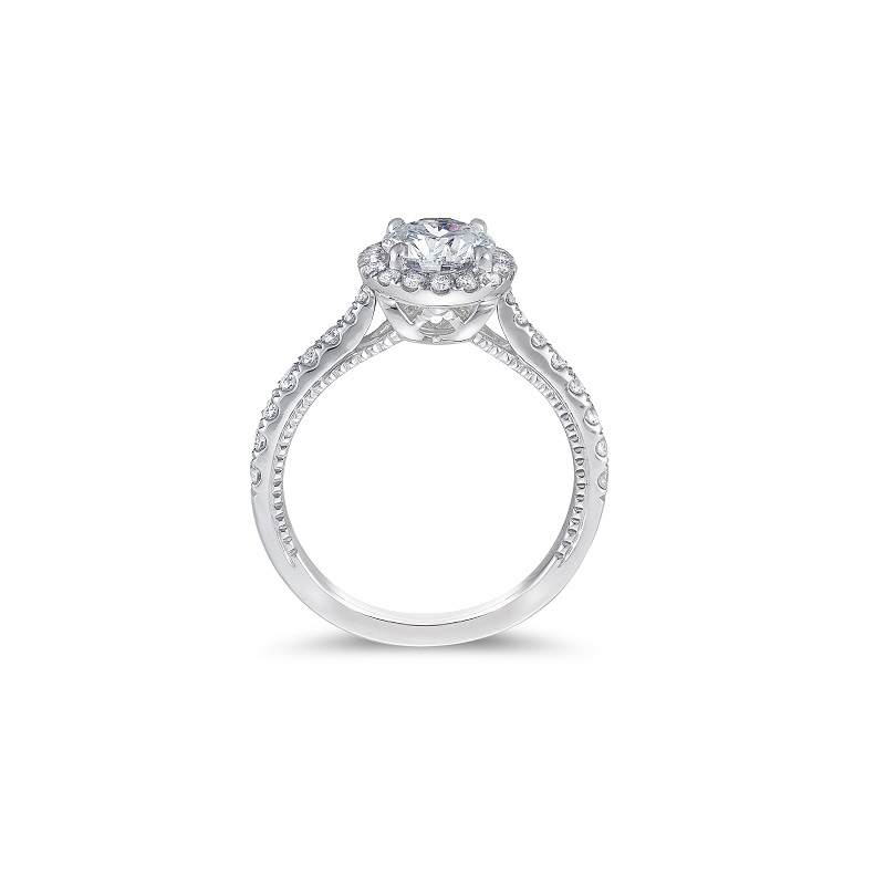 18K White Gold Diamond Ring