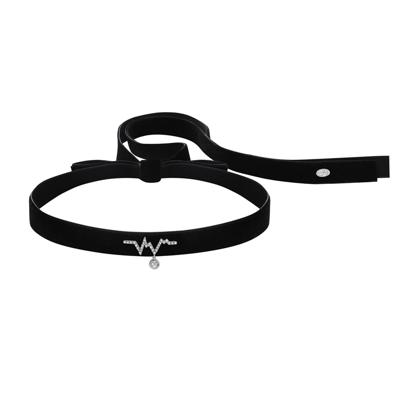 18K White Gold Diamond Necklace