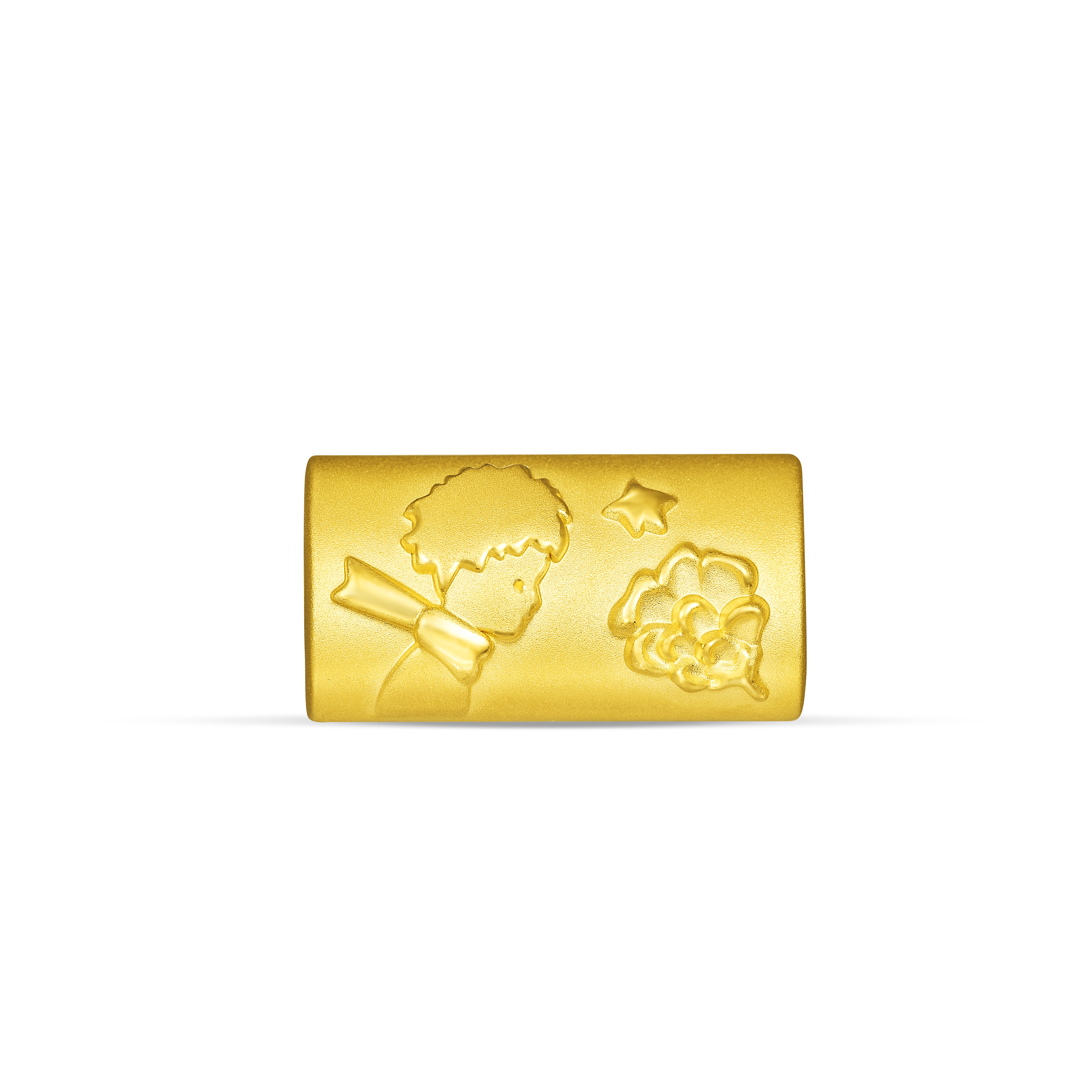 Fine Gold Charm - Le Petit Prince and Rose